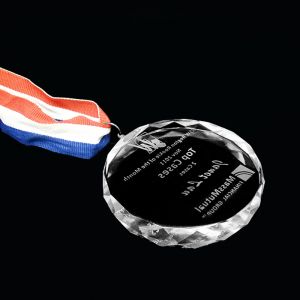 水晶獎牌(掛繩)