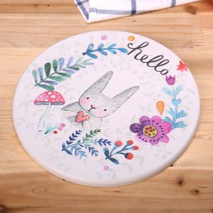 吸水硅藻杯墊(彩印)